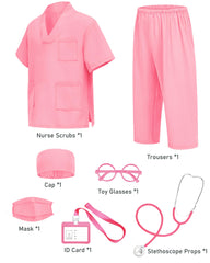 ICECUTE real stethoscope included for authentic heartbeat sounds in play.