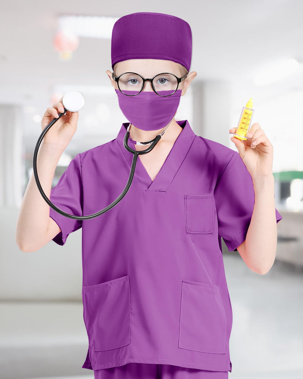 ICECUTE toy glasses finish the outfit for creative role-playing moments.