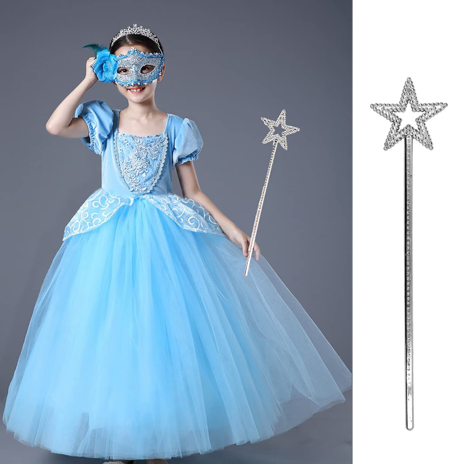 ICEYLI Princess Wand for Halloween costumes, party prizes, and celebratory decor.