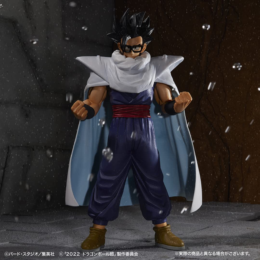 9.8-inch tall Gohan sculpture captures iconic pose for fans.