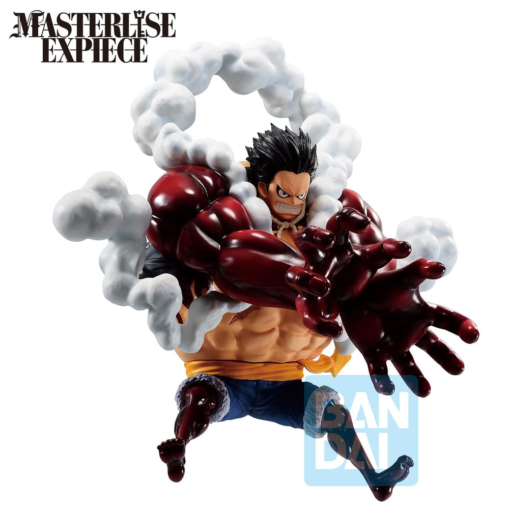 Ichibansho Figure Monkey D. Luffy Gear 4 box confirms authentic licensing and packaging
