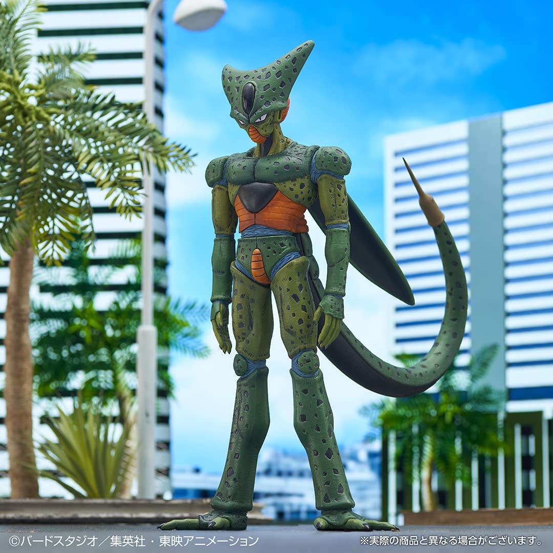 Ichibansho Cell 1st Form vs Omnibus Ultra pose ideal for shelf display.