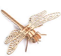 i-CHONY 3D insect puzzle butterfly – colorful display after completion