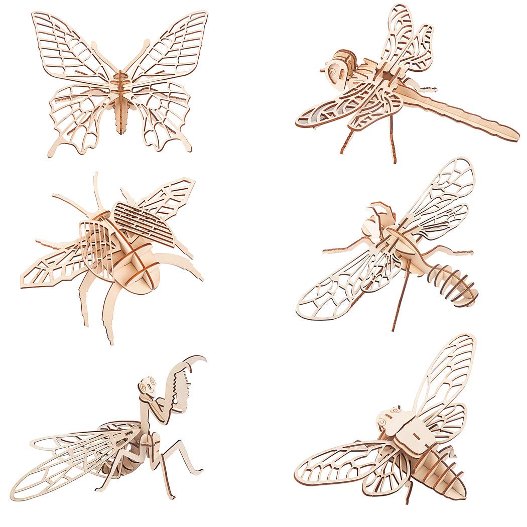 i-CHONY 3D insect puzzle mantis – enhances concentration and manual dexterity