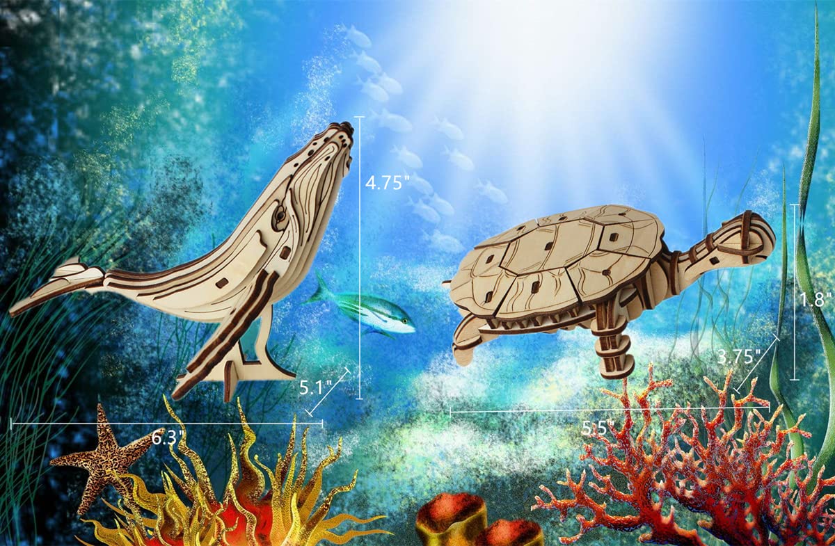 i-CHONY sea turtles puzzle: easy assembly for family activities