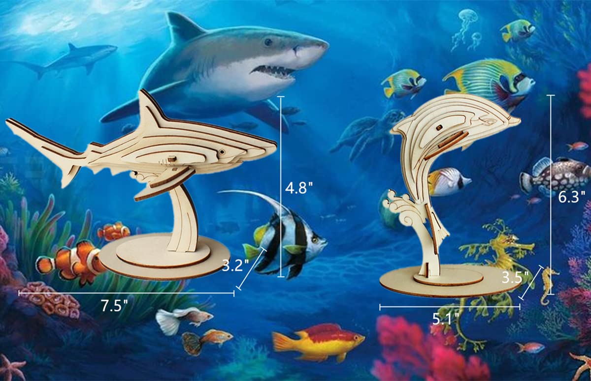 i-CHONY whales puzzle: natural wood finish supports hands-on learning