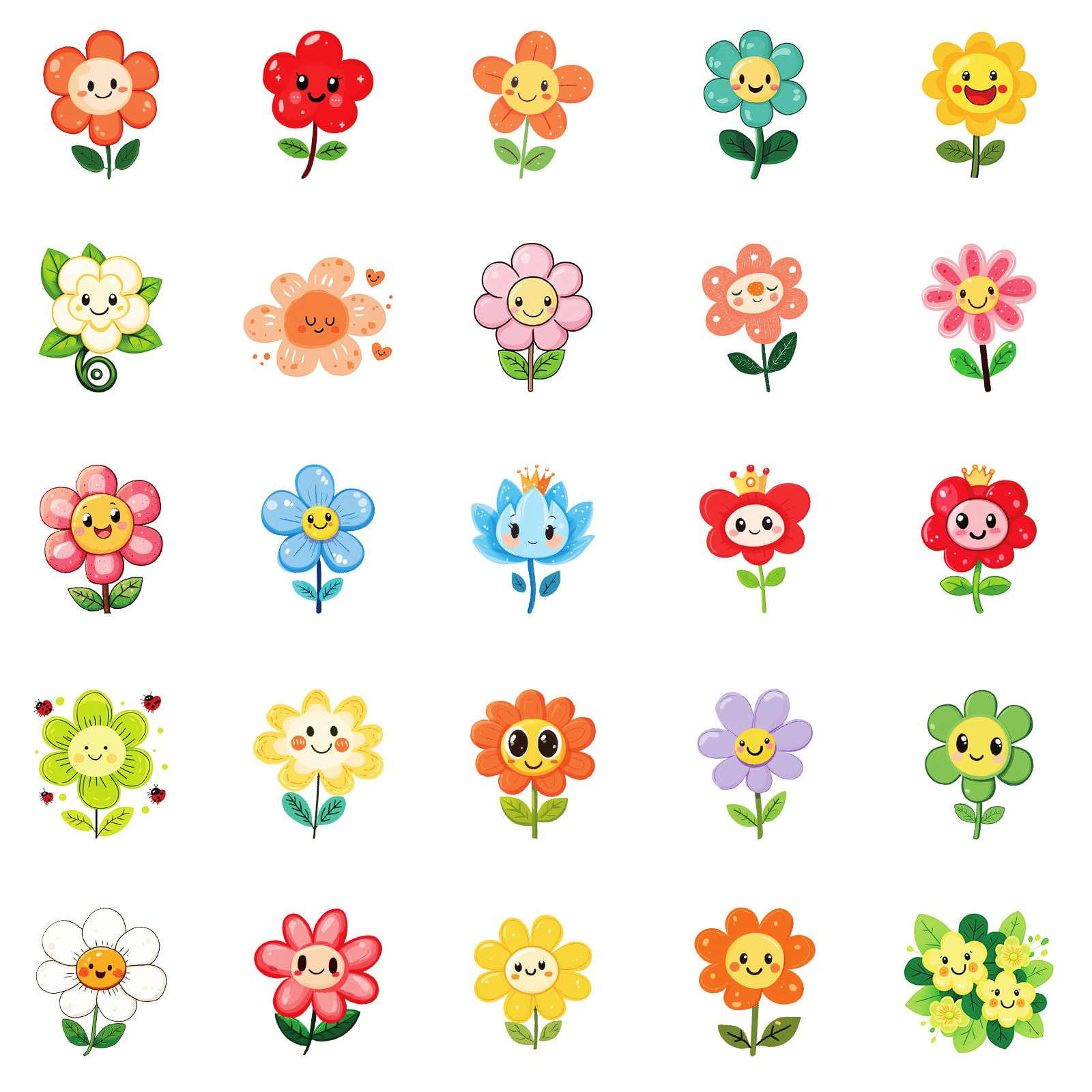 Icicrim Smile Flower sticker on a phone case adds flair and protection.