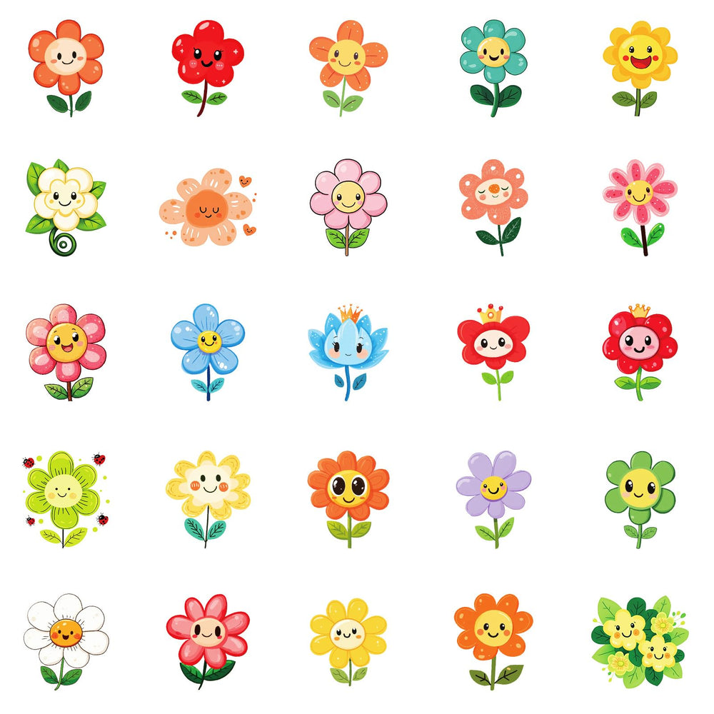 Icicrim Smile Flower sticker on a phone case adds flair and protection.