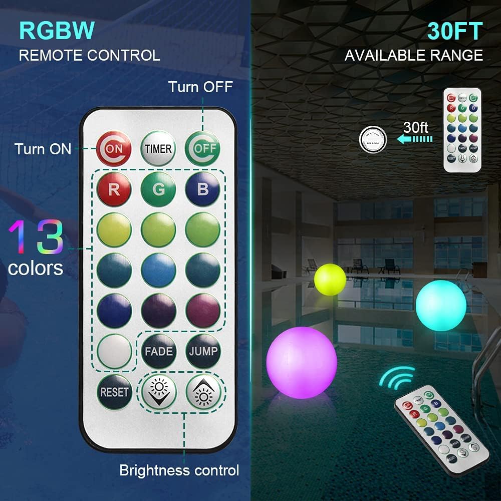 Icnice glow beach ball ideal for beach and yard games.