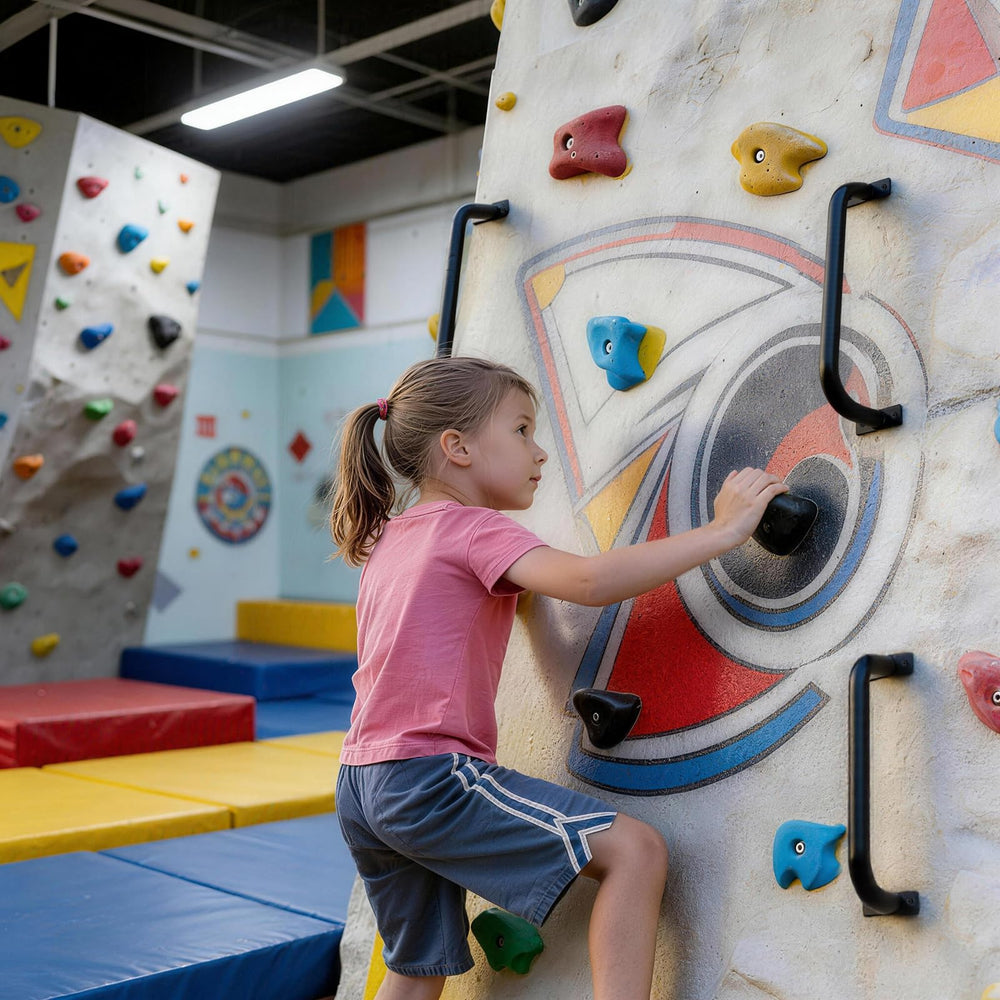 ICokin 6-pcs metal handles supporting loads over 300 lbs for sturdy play.