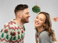 Iconikal two pack mistletoe gag props perfect for photo booths and playful pranks.