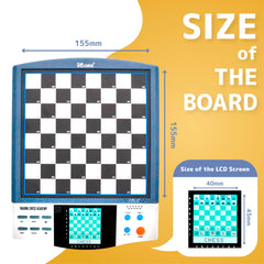 iCore chess set with 30 skill levels for gradual challenge