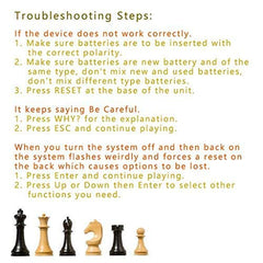 iCore Electronic Chess Set Pro Black play against computer mode for practice