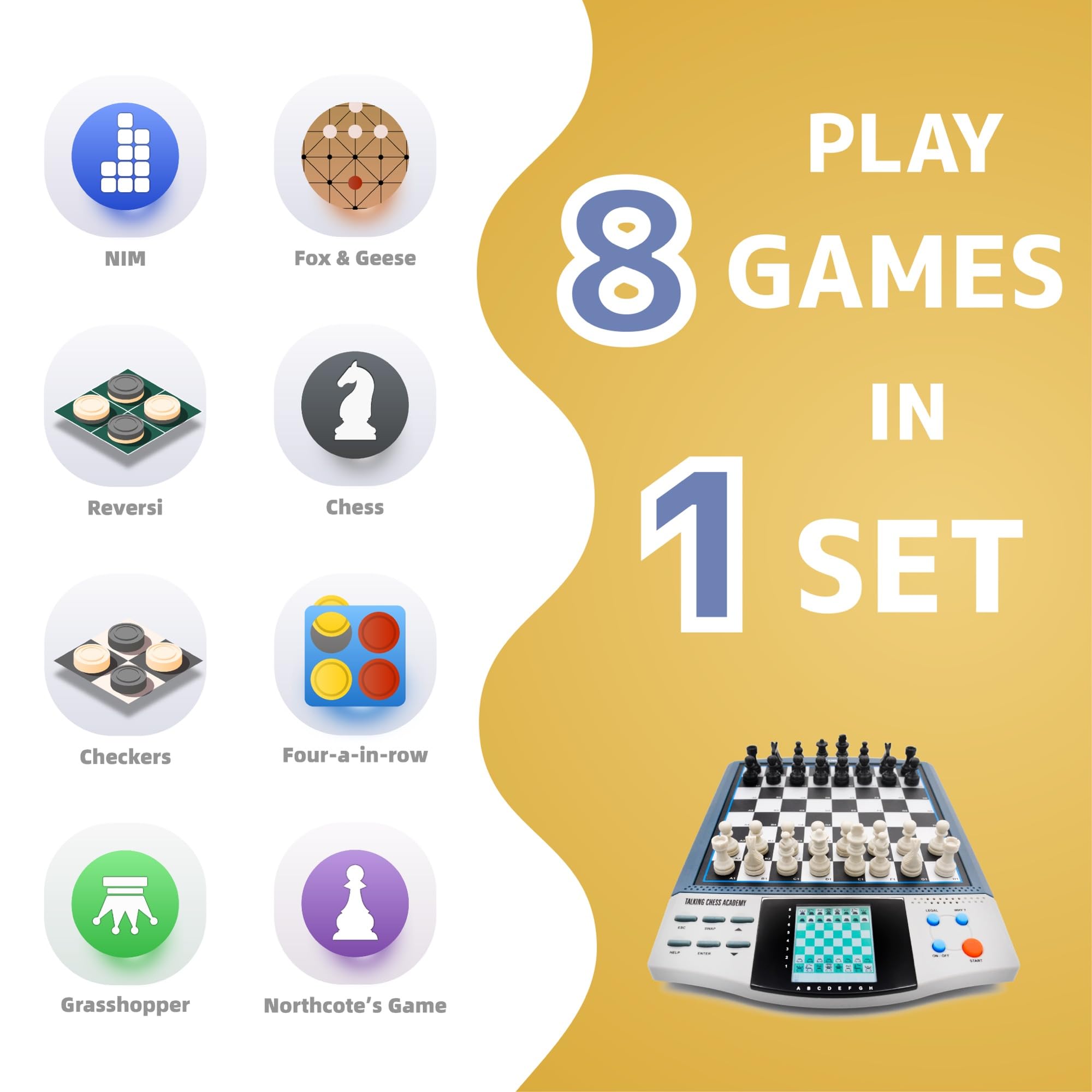 iCore electronic chess set sensor grid showing move detection in action