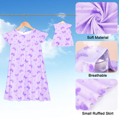 ICOSY sleepwear for dolls and girls with soft fabric for daily wear
