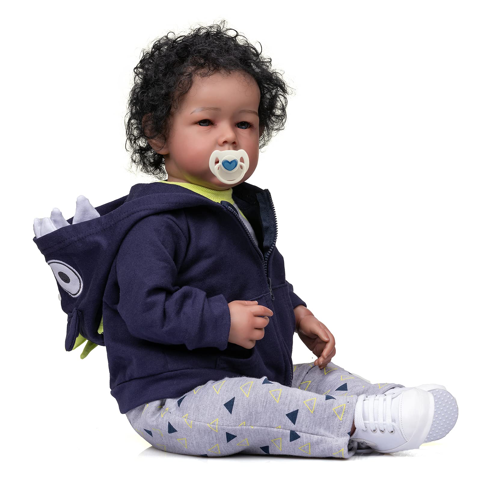 iCradle Reborn Doll with soft cloth body for natural handling and posing