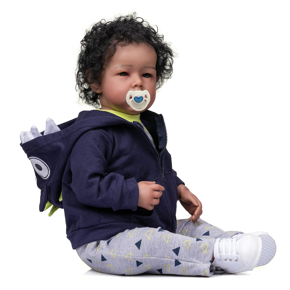 iCradle Reborn Doll with soft cloth body for natural handling and posing