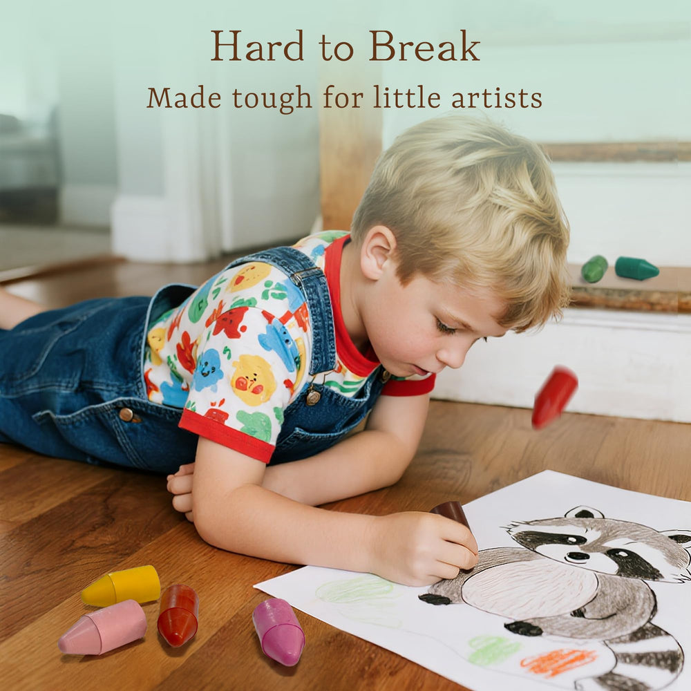 iCrayon chunky ergonomic grip aids tiny hands during coloring