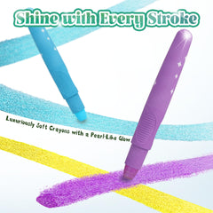 iCrayon non-toxic crayons reassure parents during school and home use.