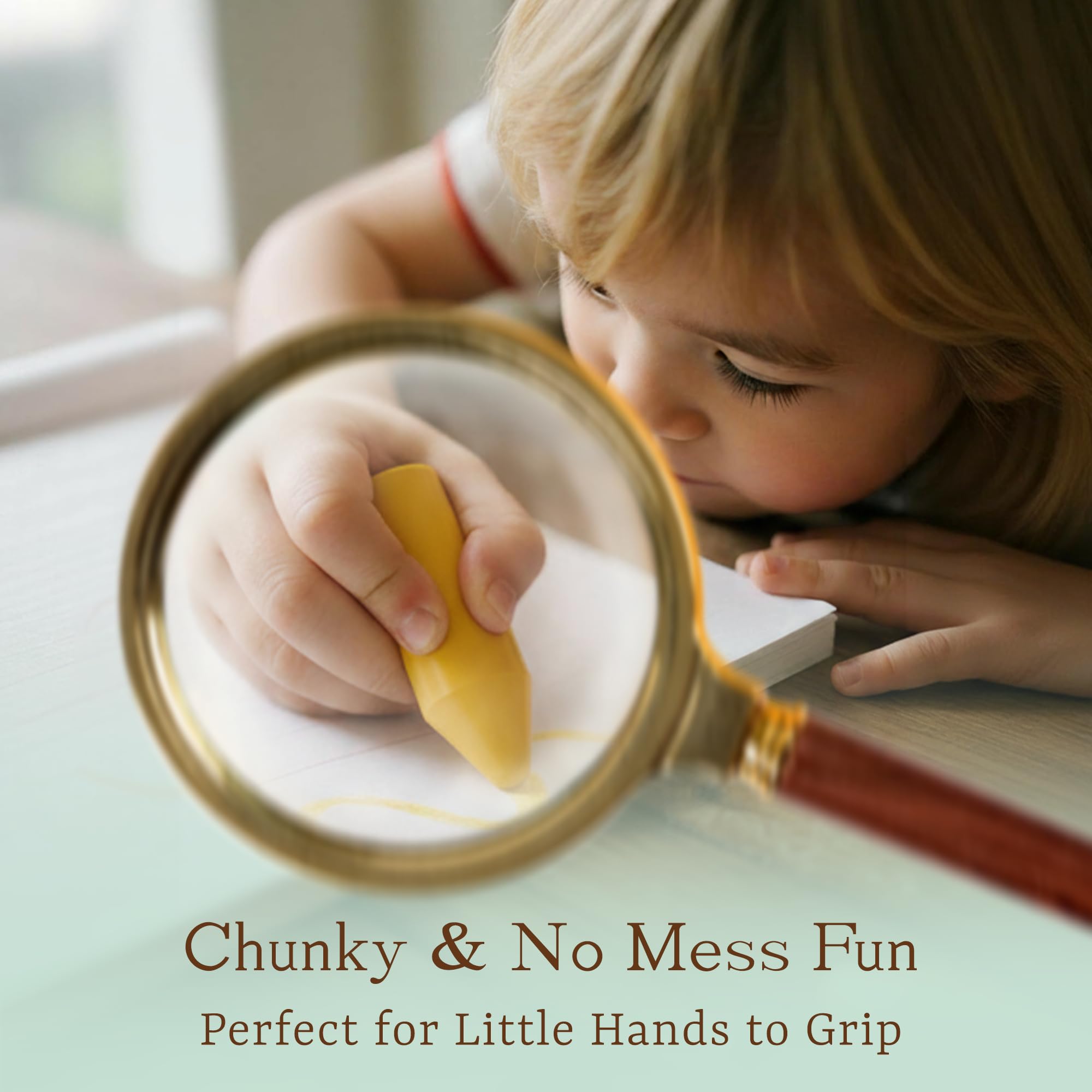 iCrayon toddler art setup ready for creative playtime