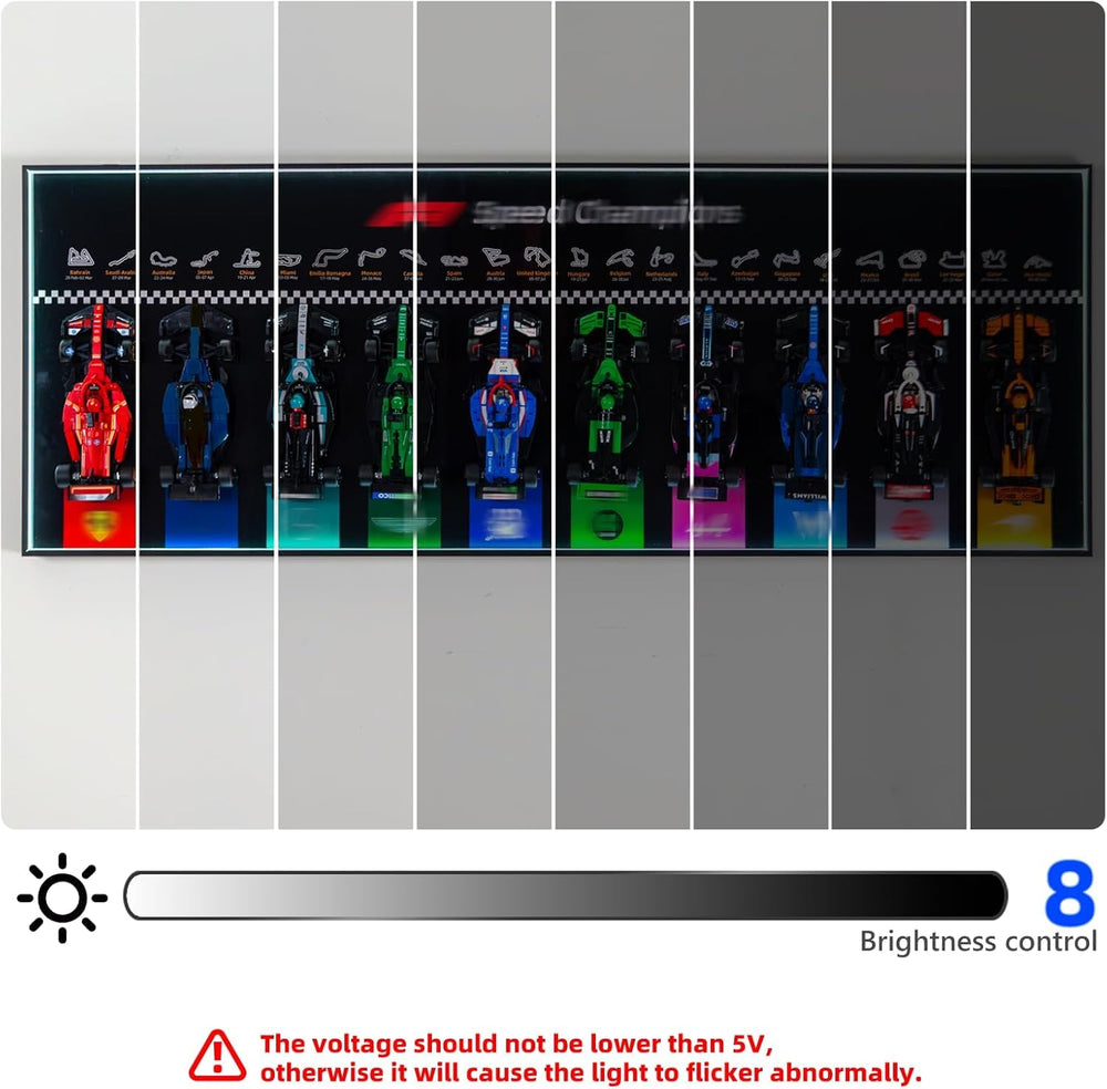 20 colors and 22 modes offer versatile lighting for any room.