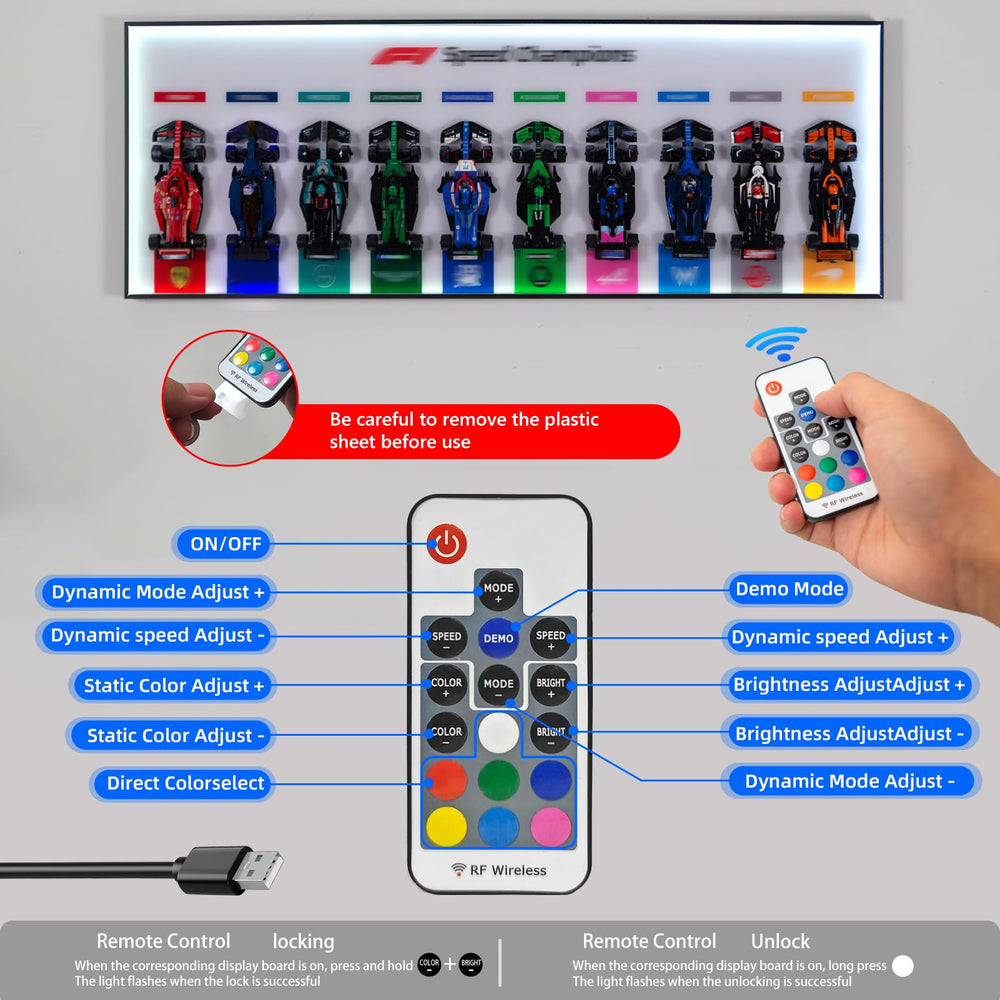 iCUANUTY wall-mount RGB LED enables space-saving wall display.