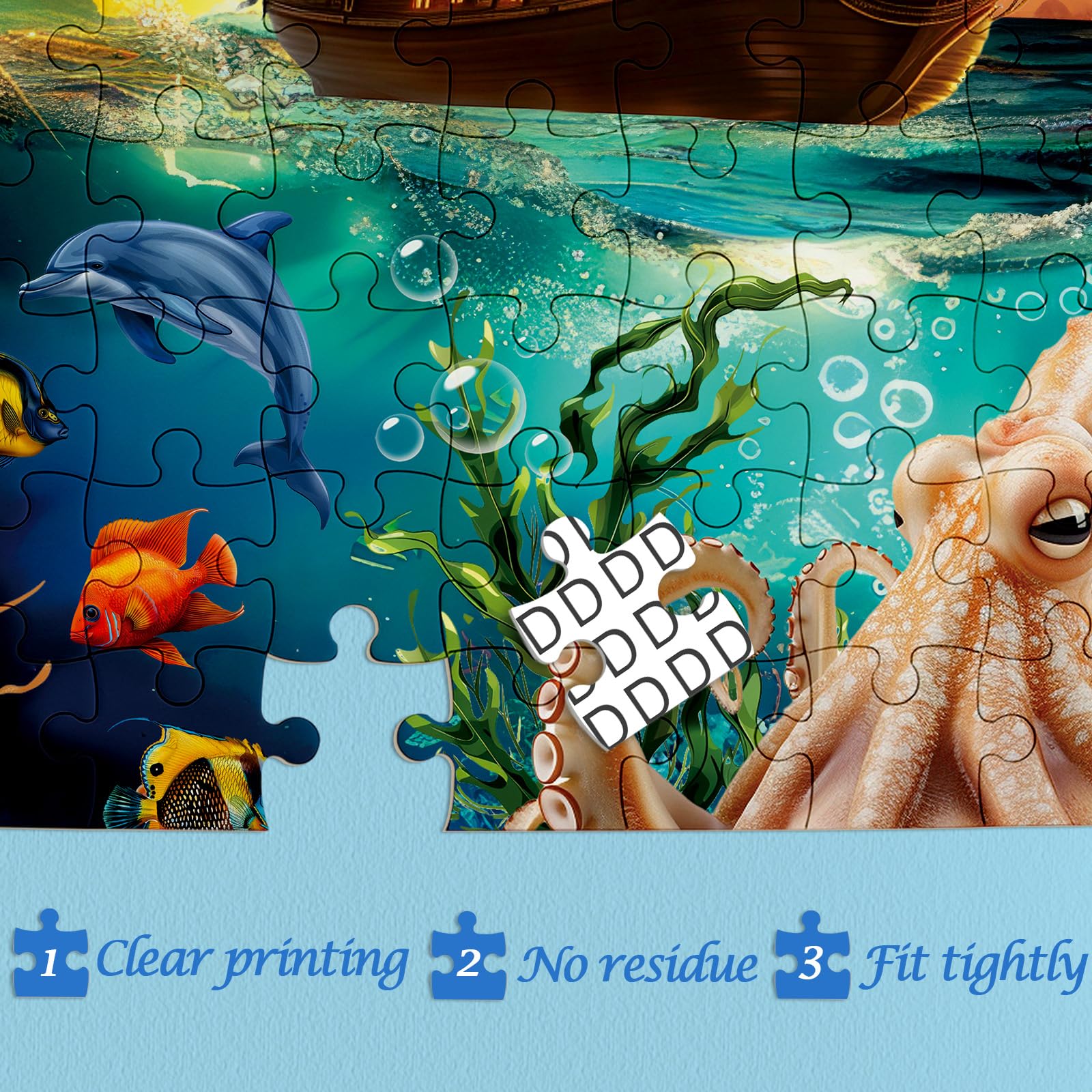 IdeaBazar beautiful-art-bird-scenic-puzzle: bright birds and coastlines for immersive viewing.