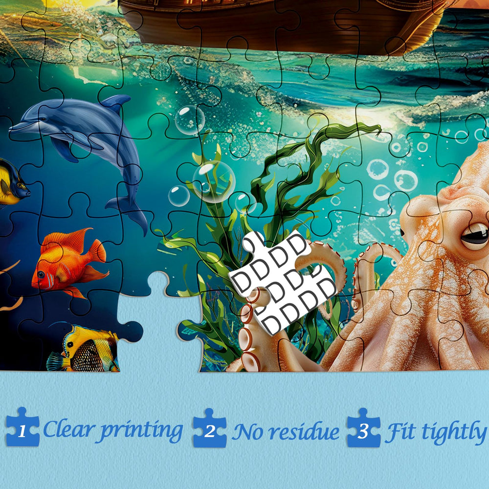 IdeaBazar beautiful-art-bird-scenic-puzzle: bright birds and coastlines for immersive viewing.