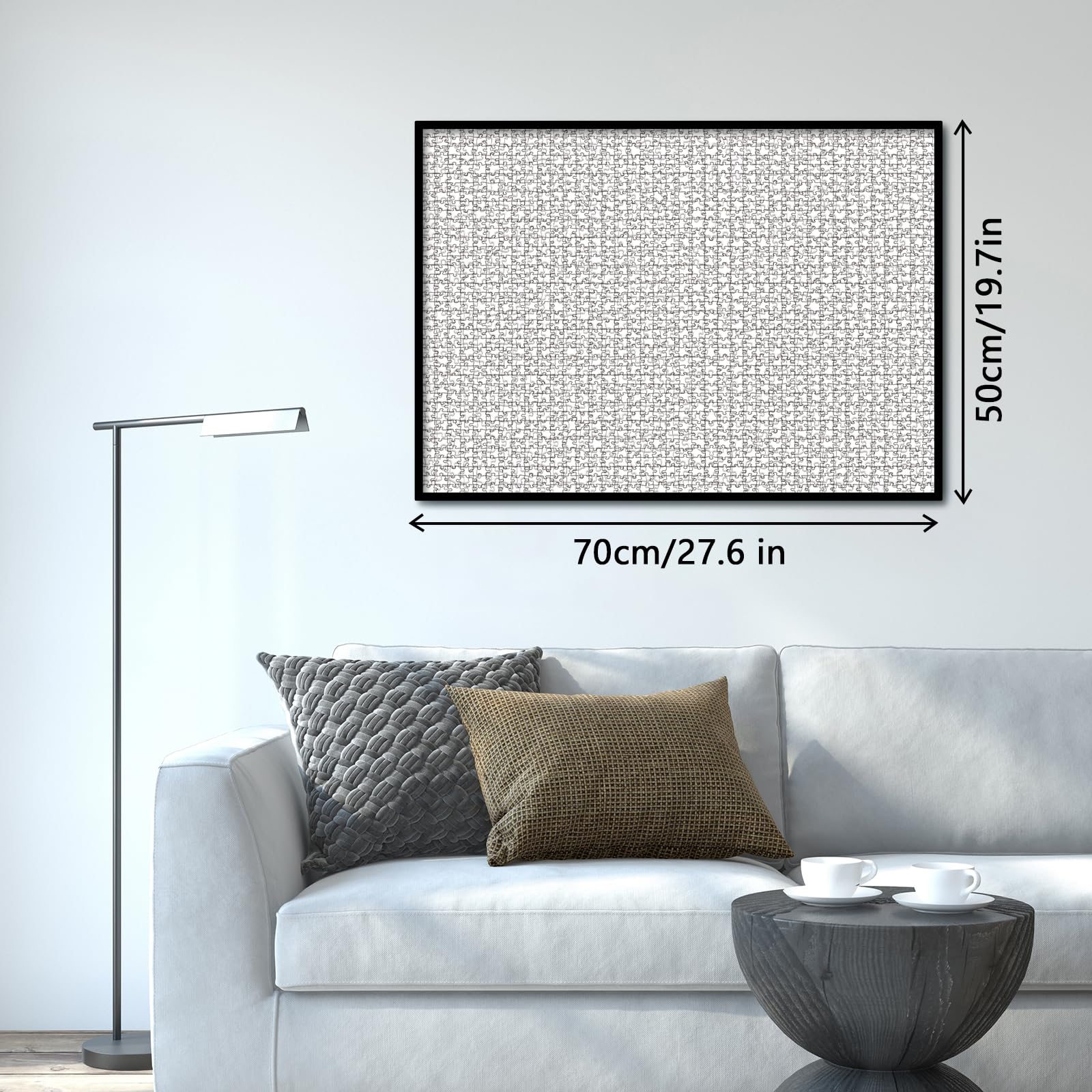 IdeaBazar puzzle box with durable packaging and reference poster supports easy setup.