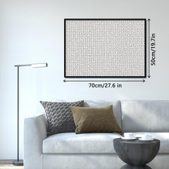 IdeaBazar puzzle box with durable packaging and reference poster supports easy setup.
