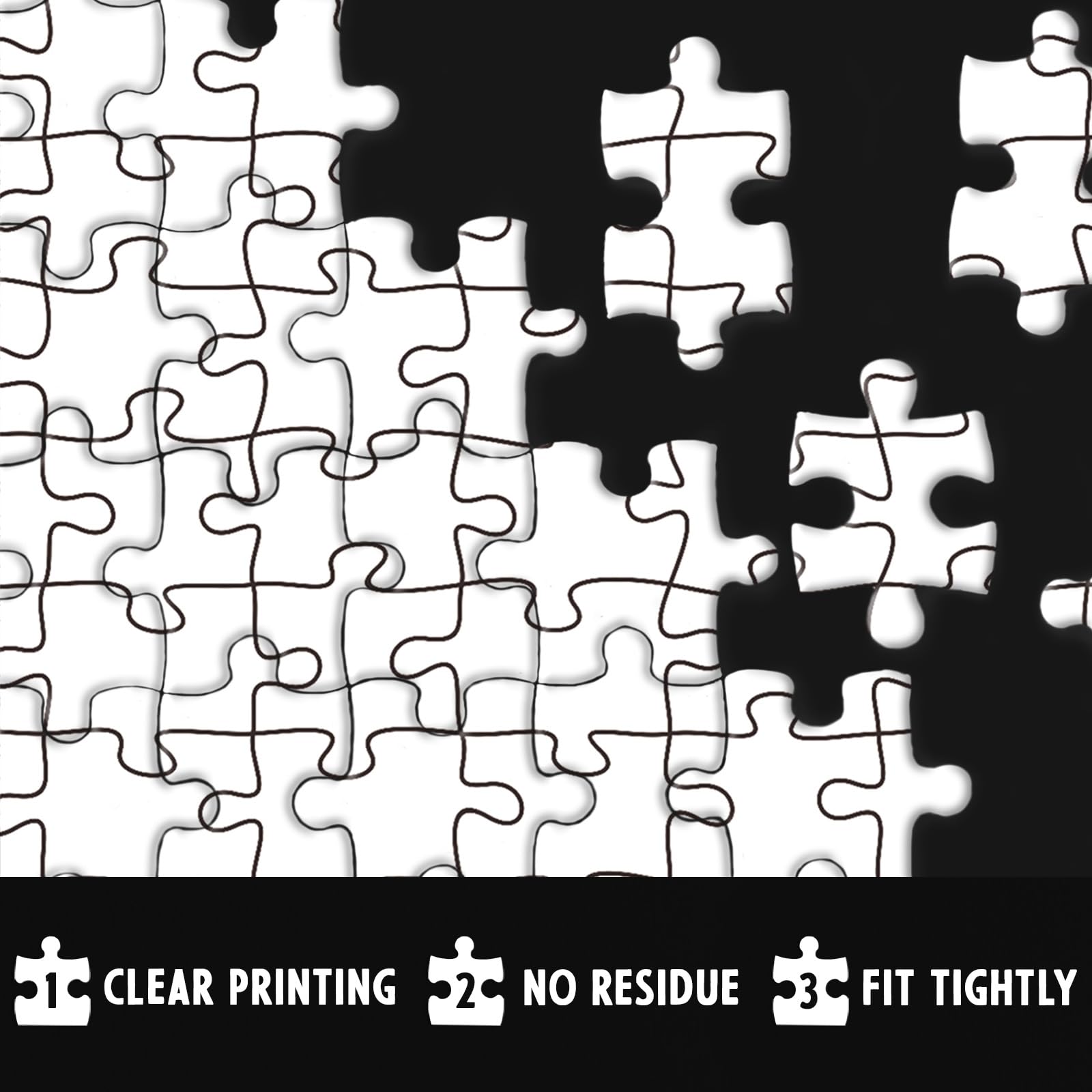 IdeaBazar white blank puzzle, all-white maze, challenging yet satisfying to complete.