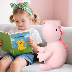 IdeaMeme dino plush belly detail with weight