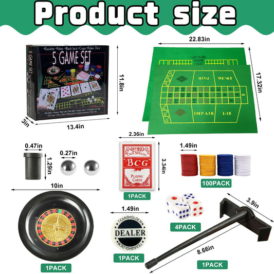 IIDEA 100 casino-style chips for authentic betting action at home