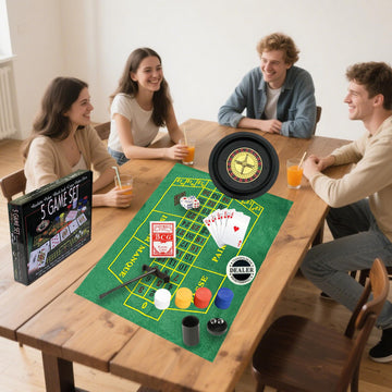 IIDEA game table mats with three designs for versatile play