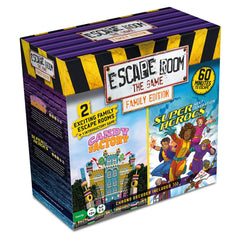 Identity Games Escape Room The Game Candy Factory setup for family challenge