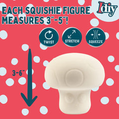 Idiy Jumbo Garden Animal Squishy Blank-3 – gentle squeeze fun, easy for kids and adults.
