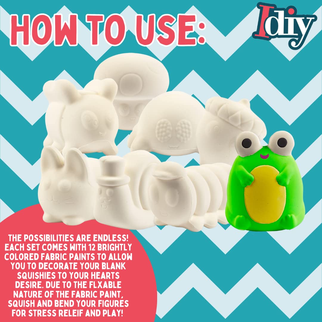 Idiy Jumbo Garden Animal Squishy Blank-4 – decorate and customize with friends.