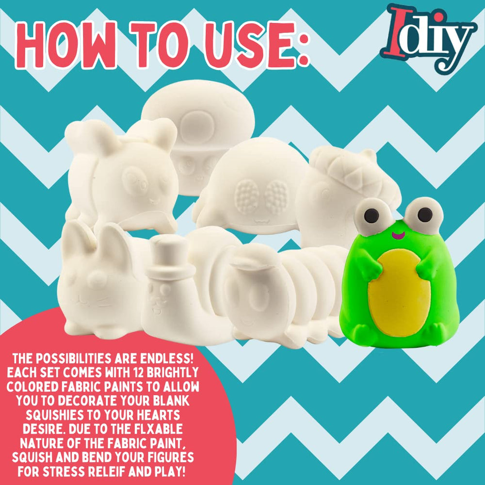Idiy Jumbo Garden Animal Squishy Blank-4 – decorate and customize with friends.