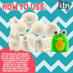 Idiy Jumbo Garden Animal Squishy Blank-4 – decorate and customize with friends.