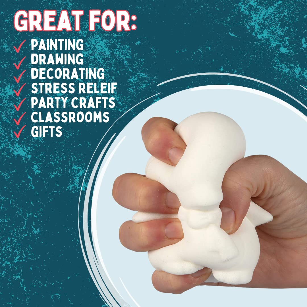 Idiy Jumbo Garden Animal Squishy Blank-5 – 4–6 inch size suited for hands-on crafting.