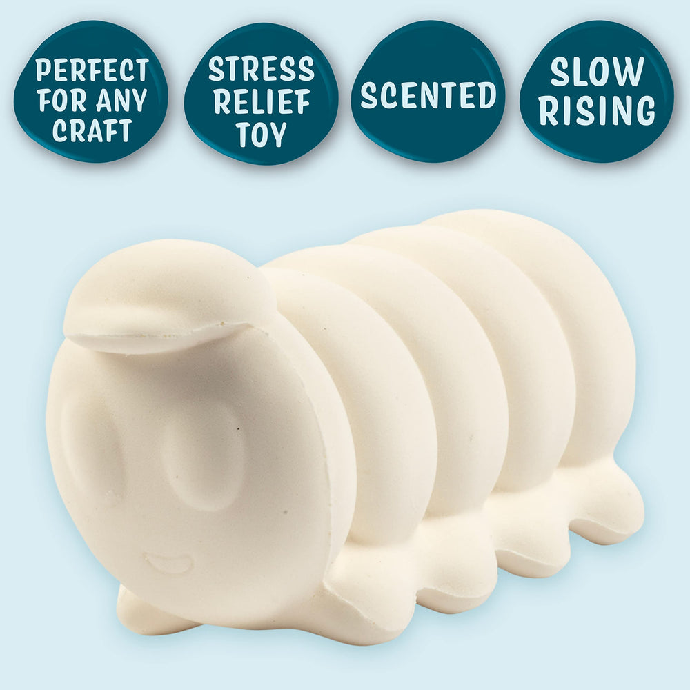 Idiy Jumbo Garden Animal Squishy Blank-6 – individually wrapped for clean gifting.