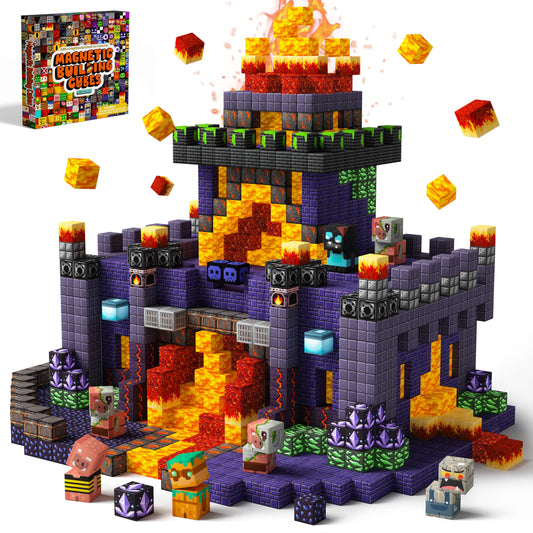 idoot 100pcs magnetic blocks box ready for learning and play