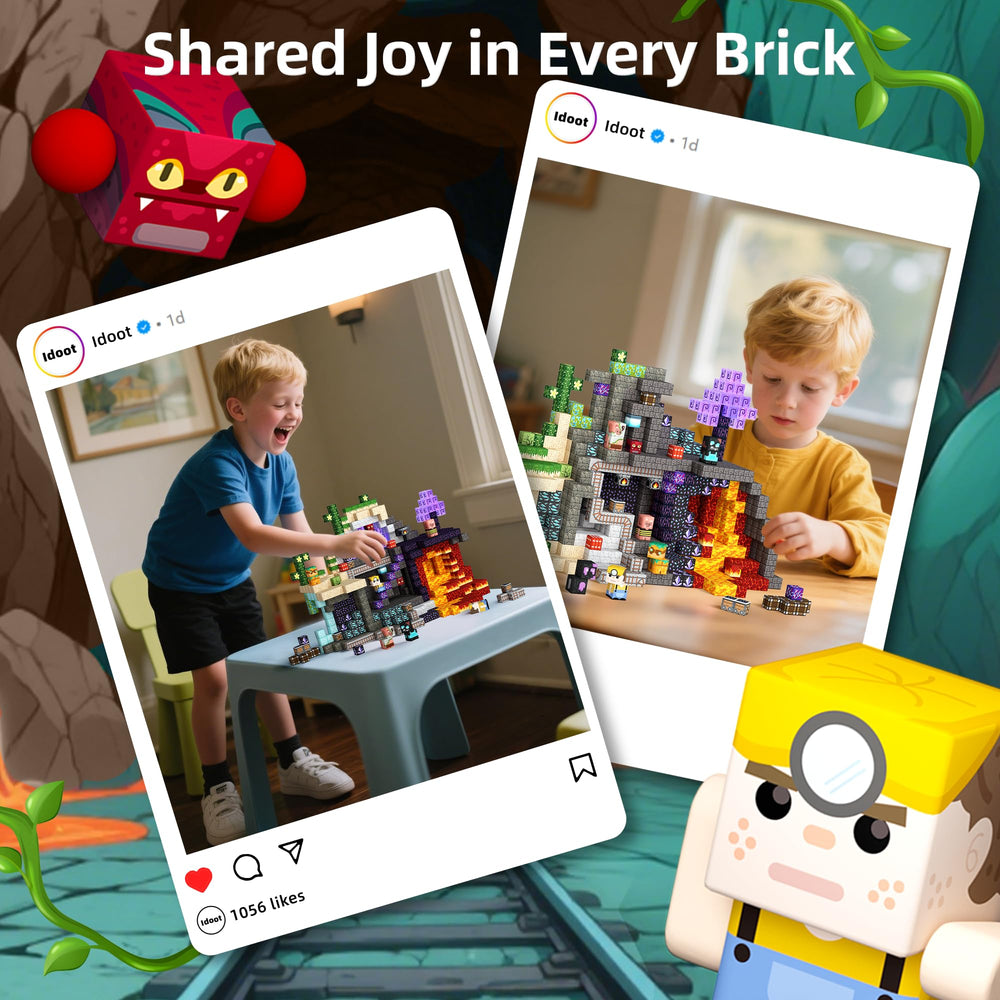 idoot 150pcs magnetic blocks travel friendly kit for on the go fun