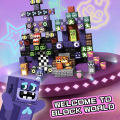 idoot patterned blocks inspire storytelling and role-play through colorful monster and castle designs.