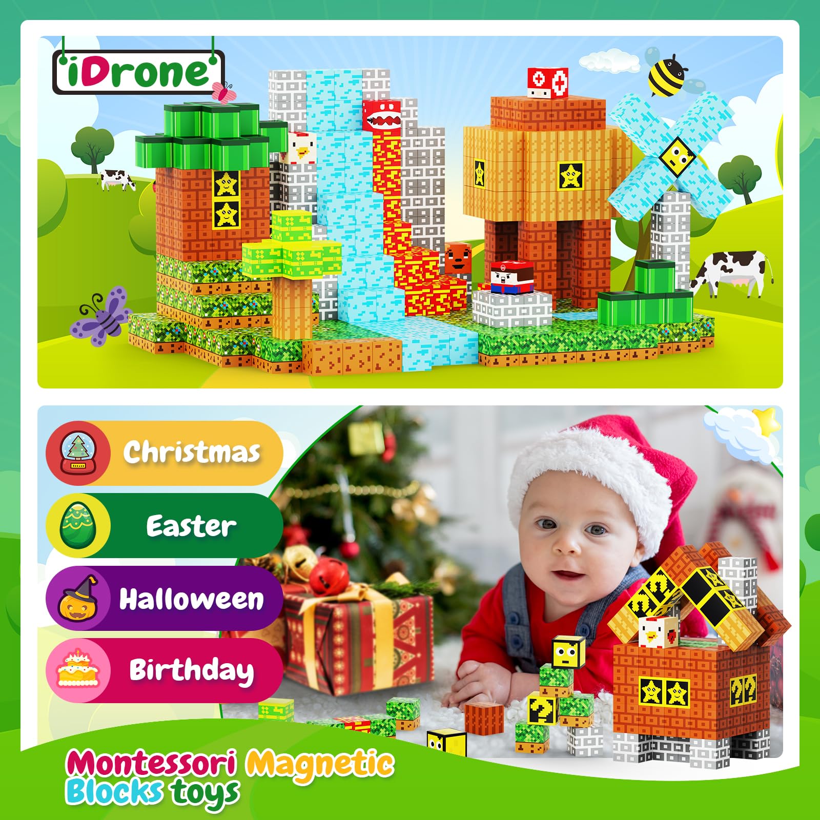 iDrone vibrant colors resist fading during extended play sessions.