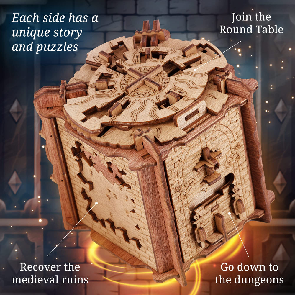 iDventure Cluebox secret compartment reveal showing hidden reward space