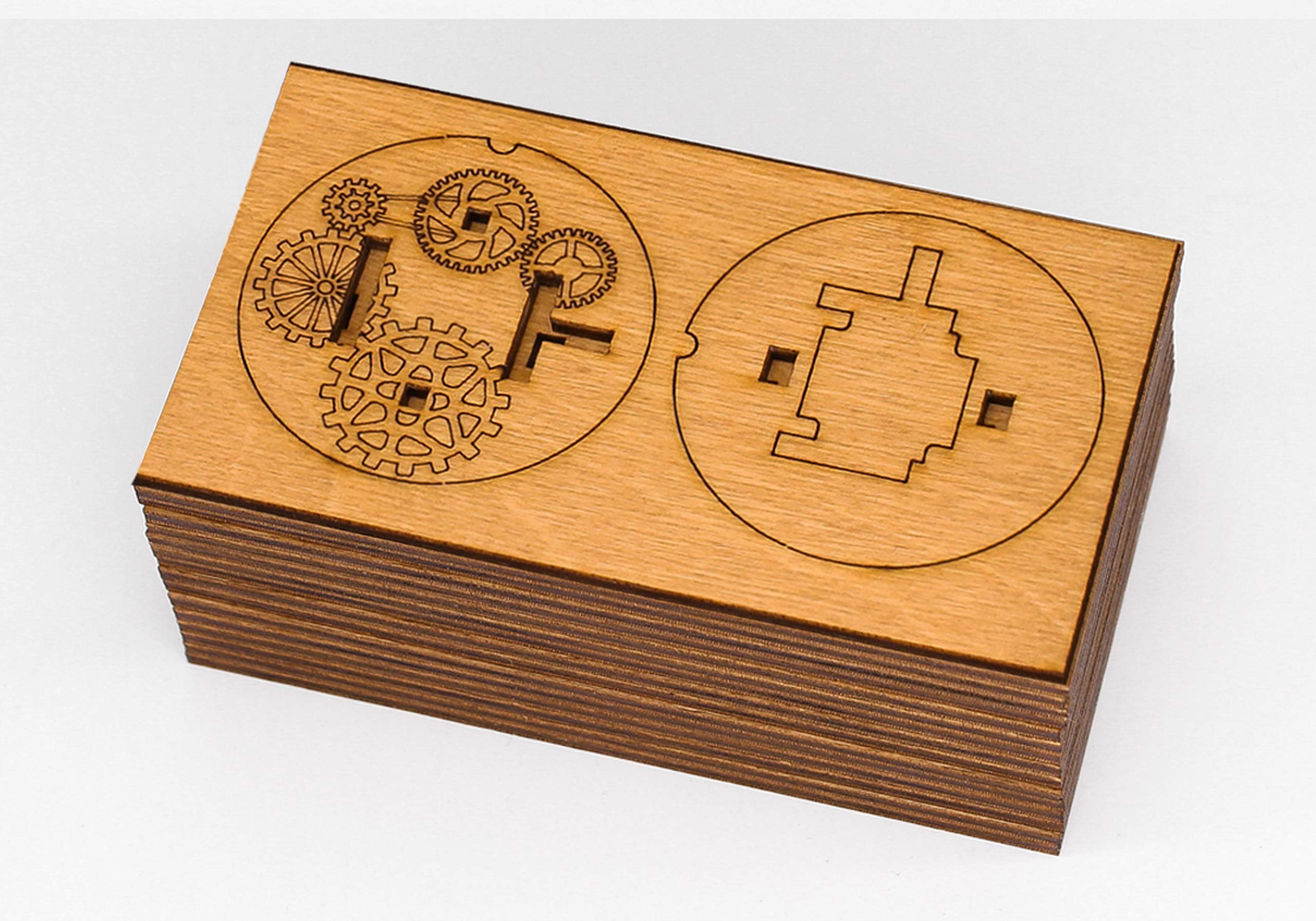 iDventure Kryptos laser-cut birch wood construction offers durable elegance.