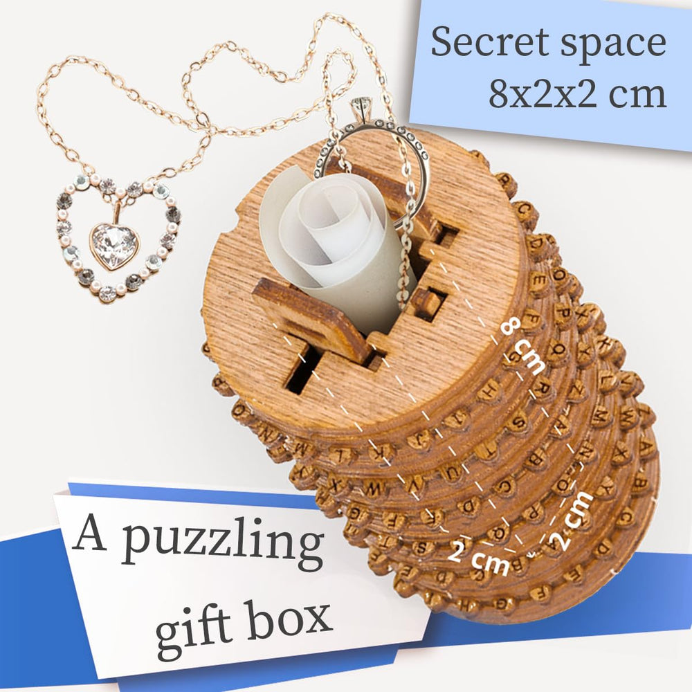 iDventure Kryptos secret code dial customizable for unique gifts.