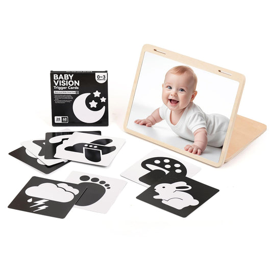 IEATFO tummy time play set double-sided mirror for early self-discovery and engagement