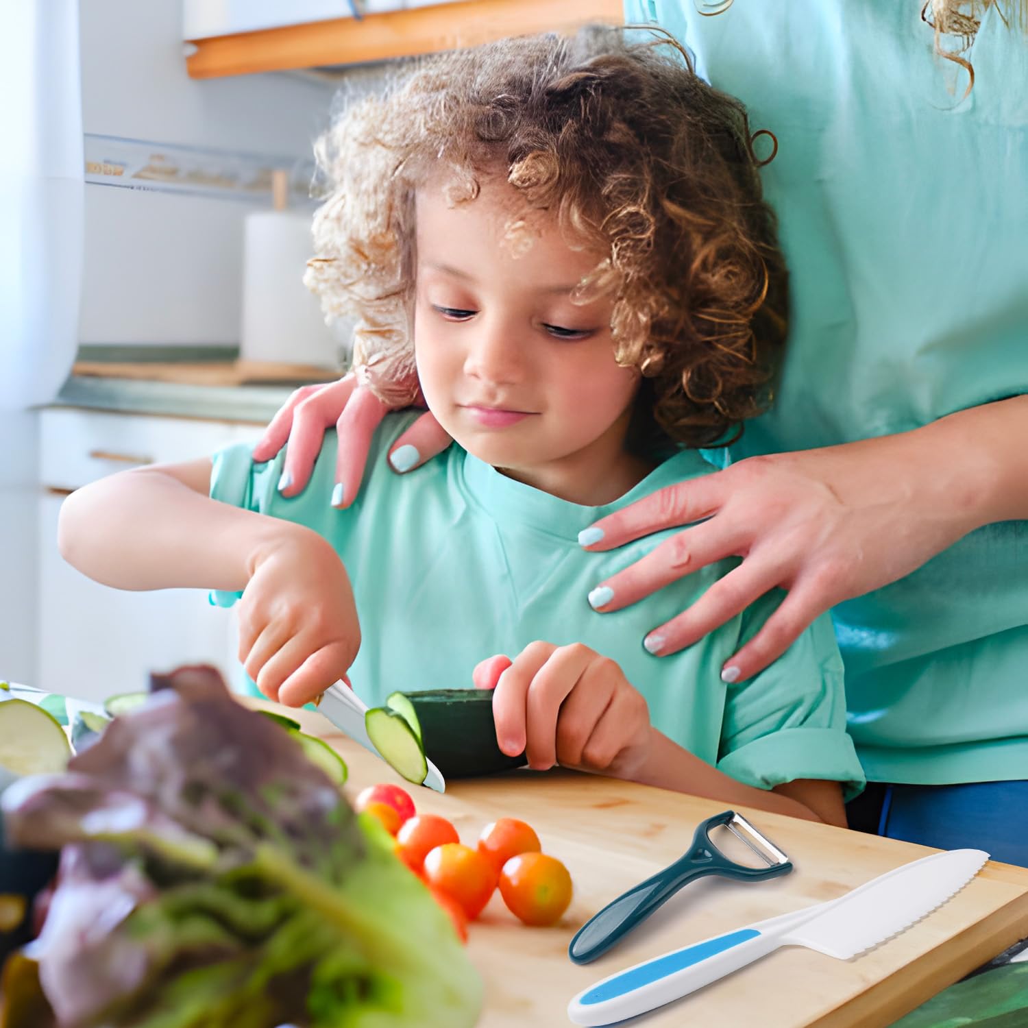 IELEK kids cooking set baking tools encourage hands-on creativity in the kitchen.